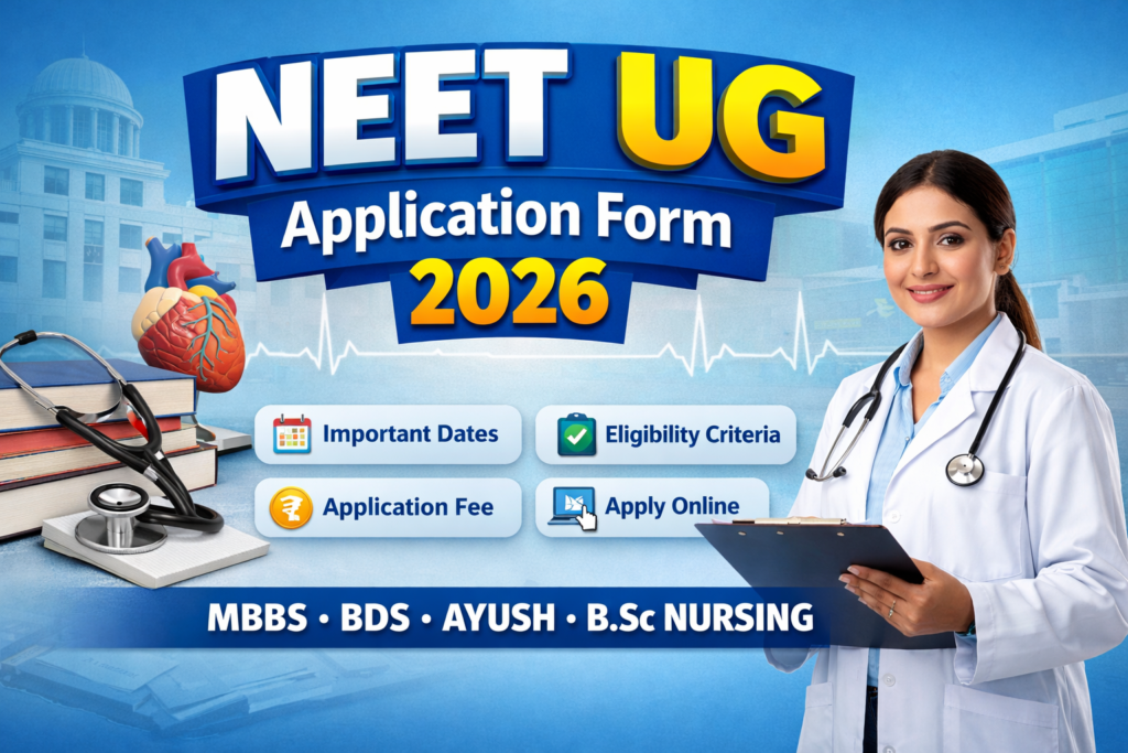 NEET UG Application Form 2026 apply online