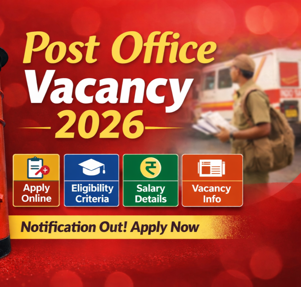 Post Office Vacancy 2026 Apply Online Eligibility Salary and Vacancy Details