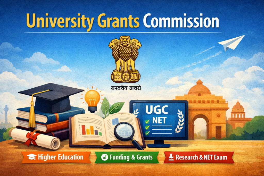 UGC New Act 2026 reform concept showing higher education policy changes and university regulation in India
