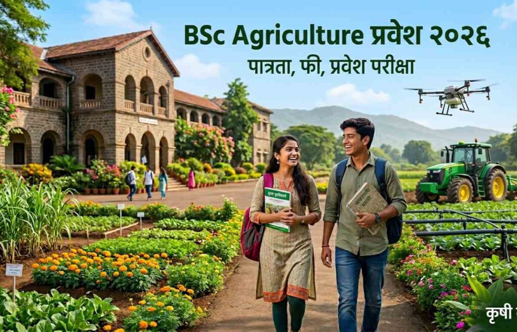 BSc Agriculture Admission 2026 eligibility fees entrance exam Maharashtra
