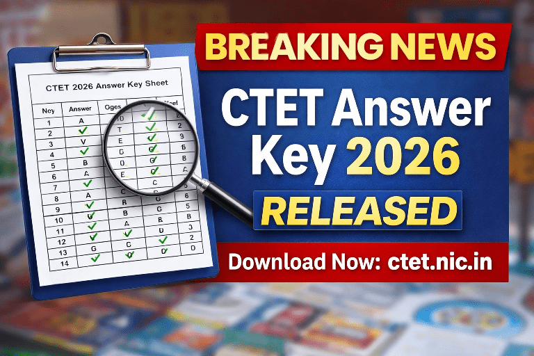 CTET Answer Key 2026 Released