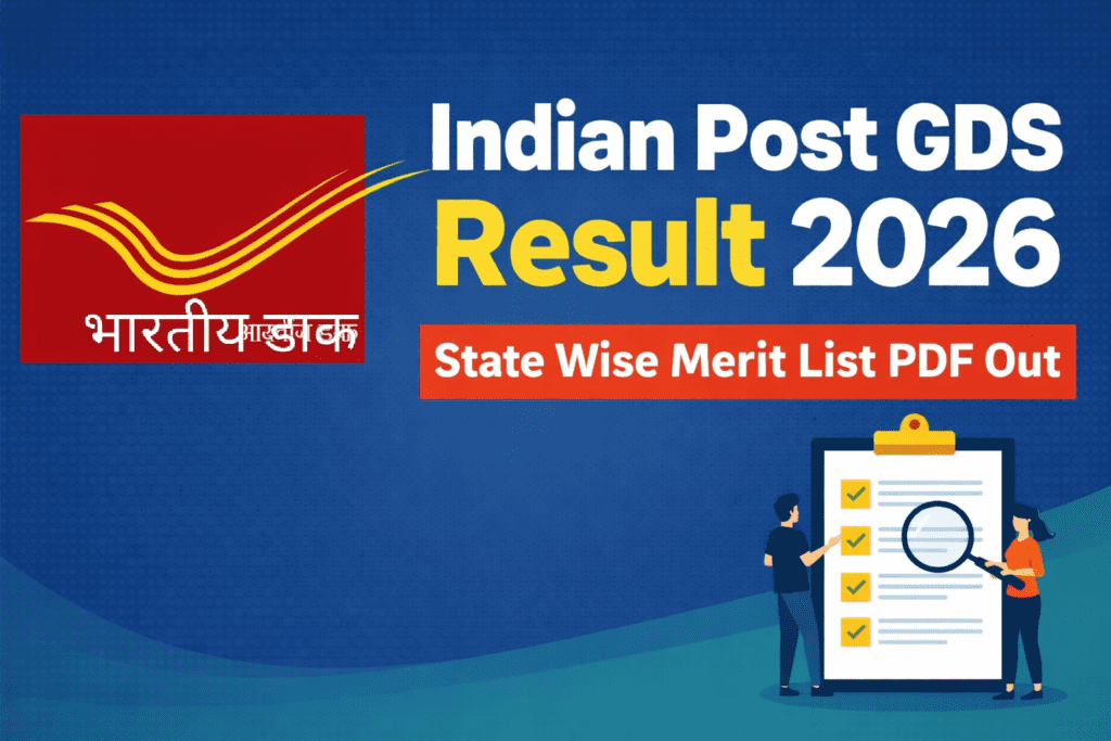 Indian Post GDS Result 2026 State Wise Merit List PDF Download