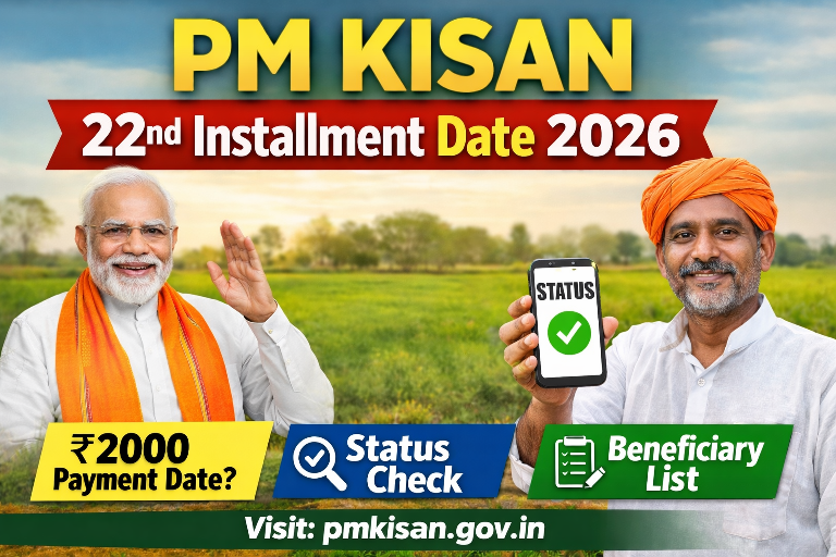 PM Kisan 22nd installment status check