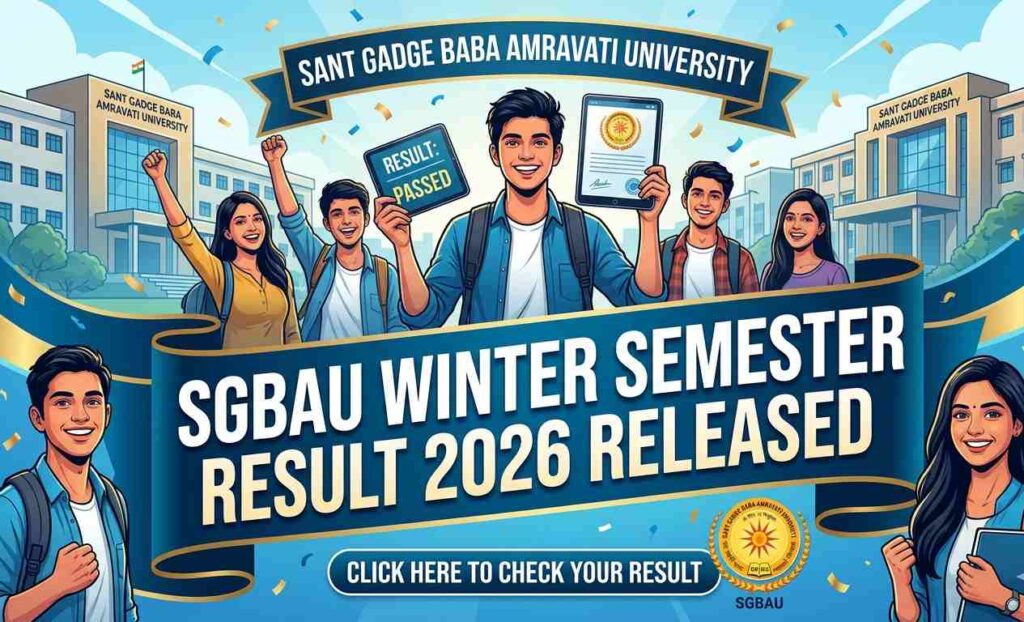SGBAU Winter Semester Result 2026